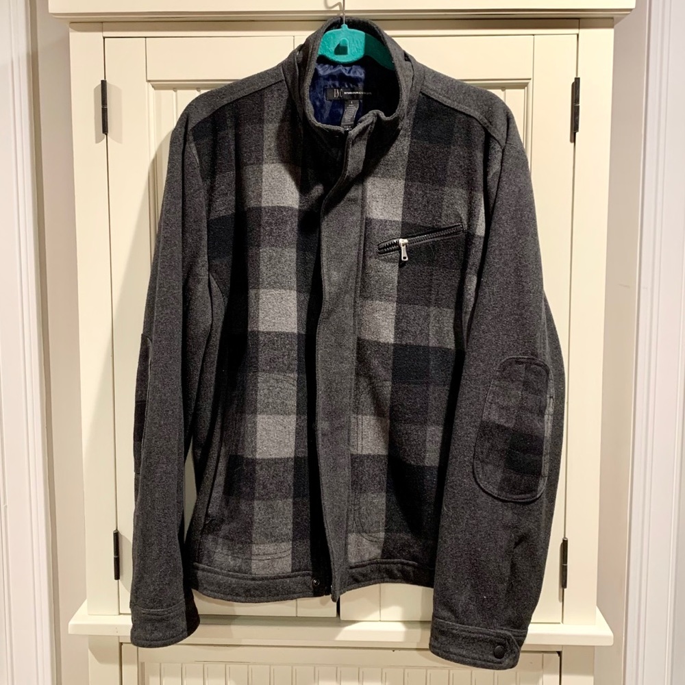 INC Lightweight Wool Men’s Jacket w/ Elbow Patches